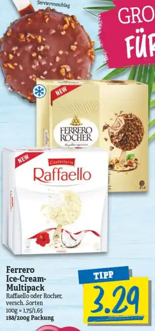 NP Discount Ferrero Ice Cream Multipack 188/200g Angebot