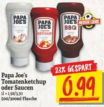 NP Discount Papa Joe's Tomatenketchup oder Saucen 500/300ml Angebot