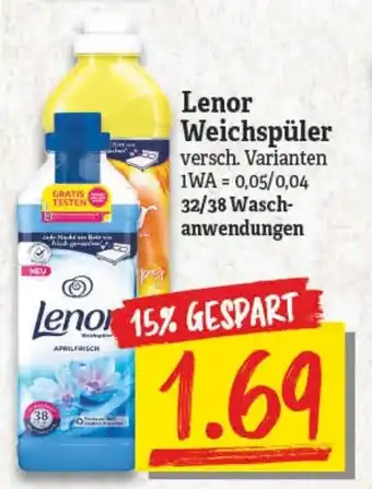 NP Discount Lenor Weichspüler Angebot