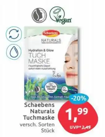 Budni Schaebens Naturals Tuchmaske Angebot