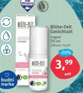 Budni Blüte Zeit Gesichtsöl 30ml Angebot