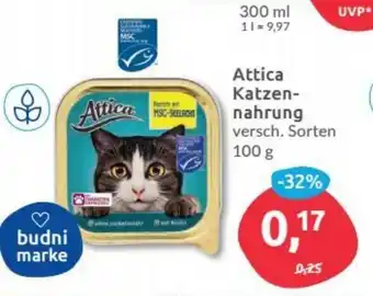 Budni Attica Katzennahrung 100g Angebot