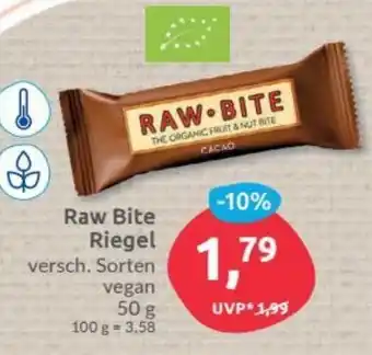 Budni Raw Bite Riegel 50g Angebot