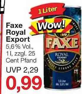 Jawoll Faxe Royal Export Angebot