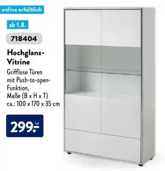 Aldi Süd Hochglanz Vitrine Angebot