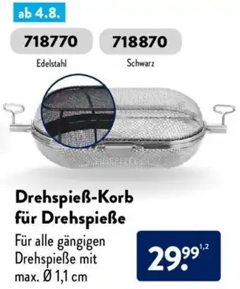 Aldi Süd Drehspieß Korb für Drehspieße Angebot