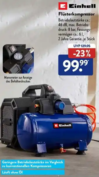 Aldi Süd Einhell Flüsterkompressor Angebot