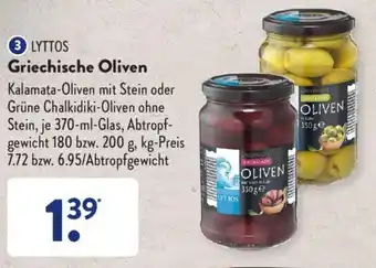 Aldi Süd Lyttos Griechische Oliven 370 ml Glas Angebot