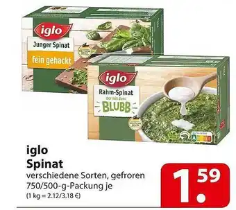 Famila Nord Ost Iglo Spinat Angebot