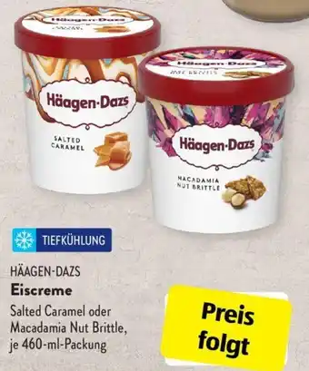 Aldi Süd Häagen Dazs Eiscreme 460 ml Packung Angebot