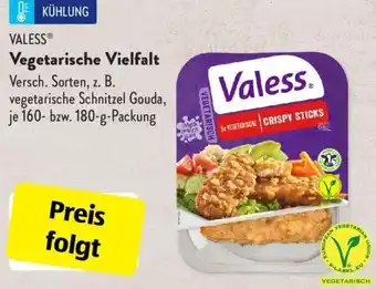 Aldi Süd Valess Vegetarische Vielfalt 160-180 g Packung Angebot