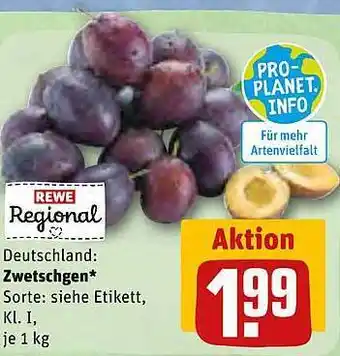 REWE Kaufpark Zwetschgen Angebot