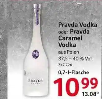 Selgros Pravda Vodka Oder Pravda Caramel Vodka Angebot