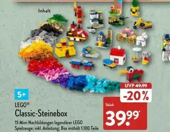 Aldi Nord Lego Classic-steinebox Angebot