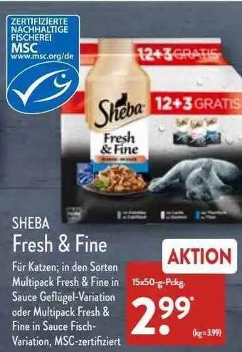 Aldi Nord Sheba Fresh & Fine Angebot