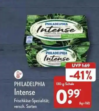 Aldi Nord Philadelphia Intense Angebot