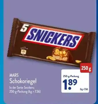 Aldi Nord Mars Schokoriegel Angebot