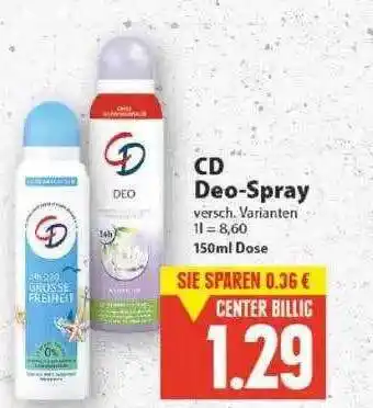 E-Center Cd Deo-spray Angebot