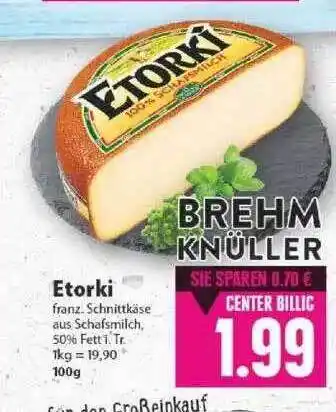 E-Center Etorki Angebot