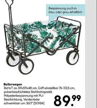 Hellweg Bollerwagen Angebot