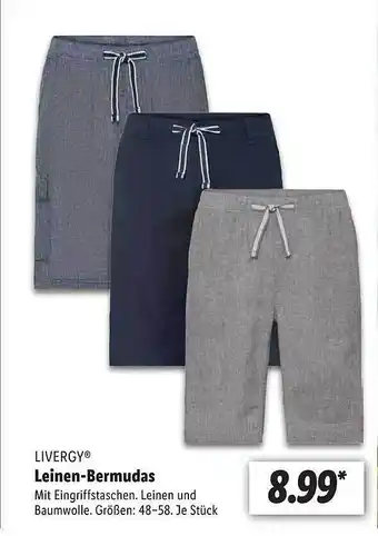 Lidl Livergy Leinen-bermudas Angebot