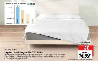 Lidl Livarno Home Steppbett Mit Füllung Aus Tencel-fasern Angebot