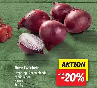 Lidl Rote Zwiebeln Angebot