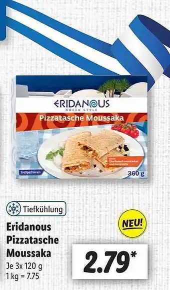 Lidl Eridanous Pizzatasche Moussaka Angebot