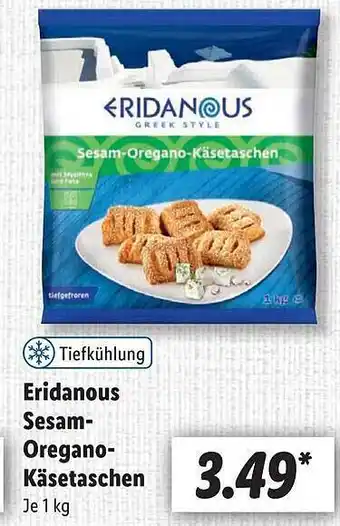 Lidl Eridanous Sesam-oregano-käsetaschen Angebot