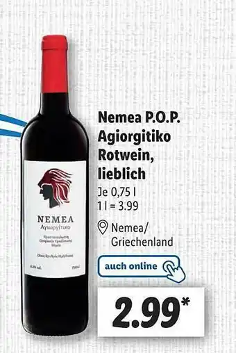 Lidl Nemea Pop Agiorgitiko Rotwein, Lieblich Angebot