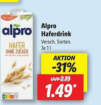 Alle Alpro Angebote Entdecken Sie das günstigste Alpro Angebot!