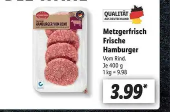 Lidl Metzgerfrisch Frische Hamburger Angebot