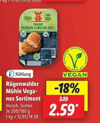 Lidl Rügenwalder Mühle Veganes Sortiment Angebot