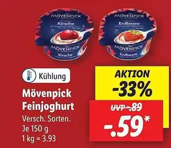 Lidl Mövenpick Feinjoghur Angebot