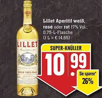 Scheck-in-Center Lillet Aperitif Weiß, Rosé Oder Rot Angebot