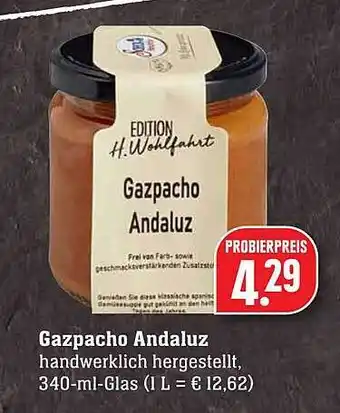 Scheck-in-Center Gazpacho Andaluz Angebot