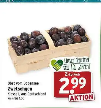 Wasgau Obst Vom Bodensee Zwetschgen Angebot