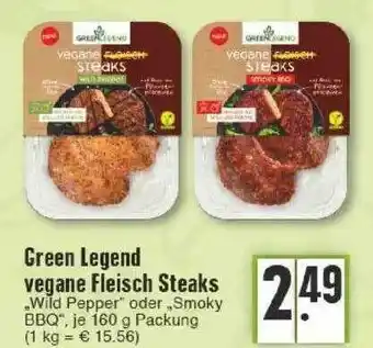 Edeka Green Legend Vegane Fleisch Steaks Angebot