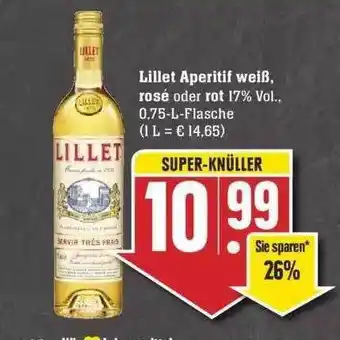 Edeka Lillet Aperitifi Weiß, Rosé Oder Rot Angebot