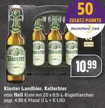 Edeka Kloster Landbier, Kellerbier Oder Hell Angebot