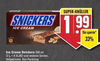 Edeka Ice Cream Snickers Angebot