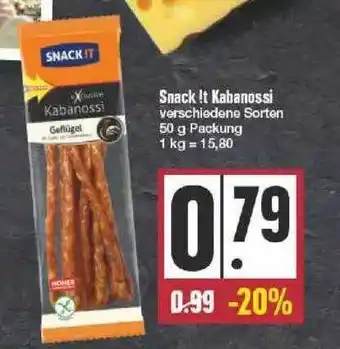 Edeka Snack !t Kabanossi Angebot