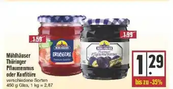 Edeka Mühlhäuser Thüringer Pflaumenmus Oder Konfitüre Angebot