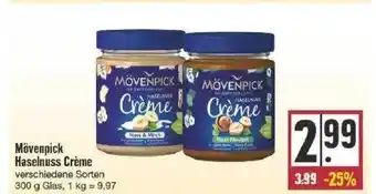 Edeka Mövenpick Haselnuss Crème Angebot