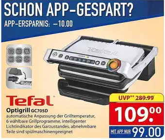 Famila Nord Ost Tefal Optigrill Gc705d Angebot