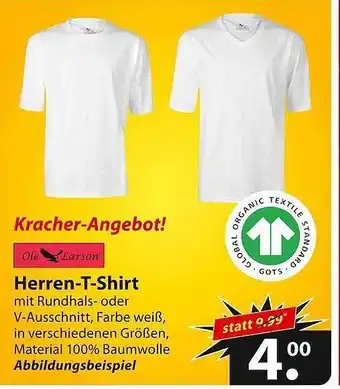 Famila Nord Ost Ole Larson Herren-t-shirt Angebot