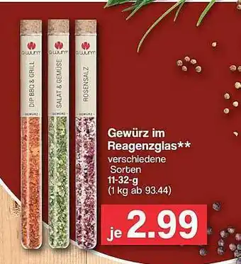 Famila Nord West Gewürz Im Reagenzglas** Angebot