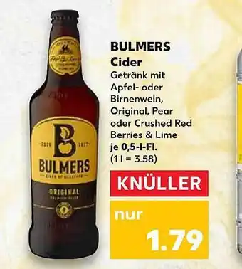 Kaufland Bulmers Cider Angebot