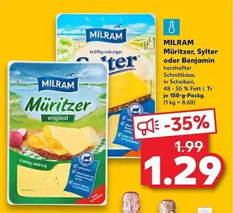 Kaufland Milram Müritzer Sytler Oder Benjamin Angebot