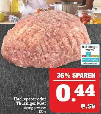 Marktkauf Hackepeter Oder Thüringer Mett Angebot